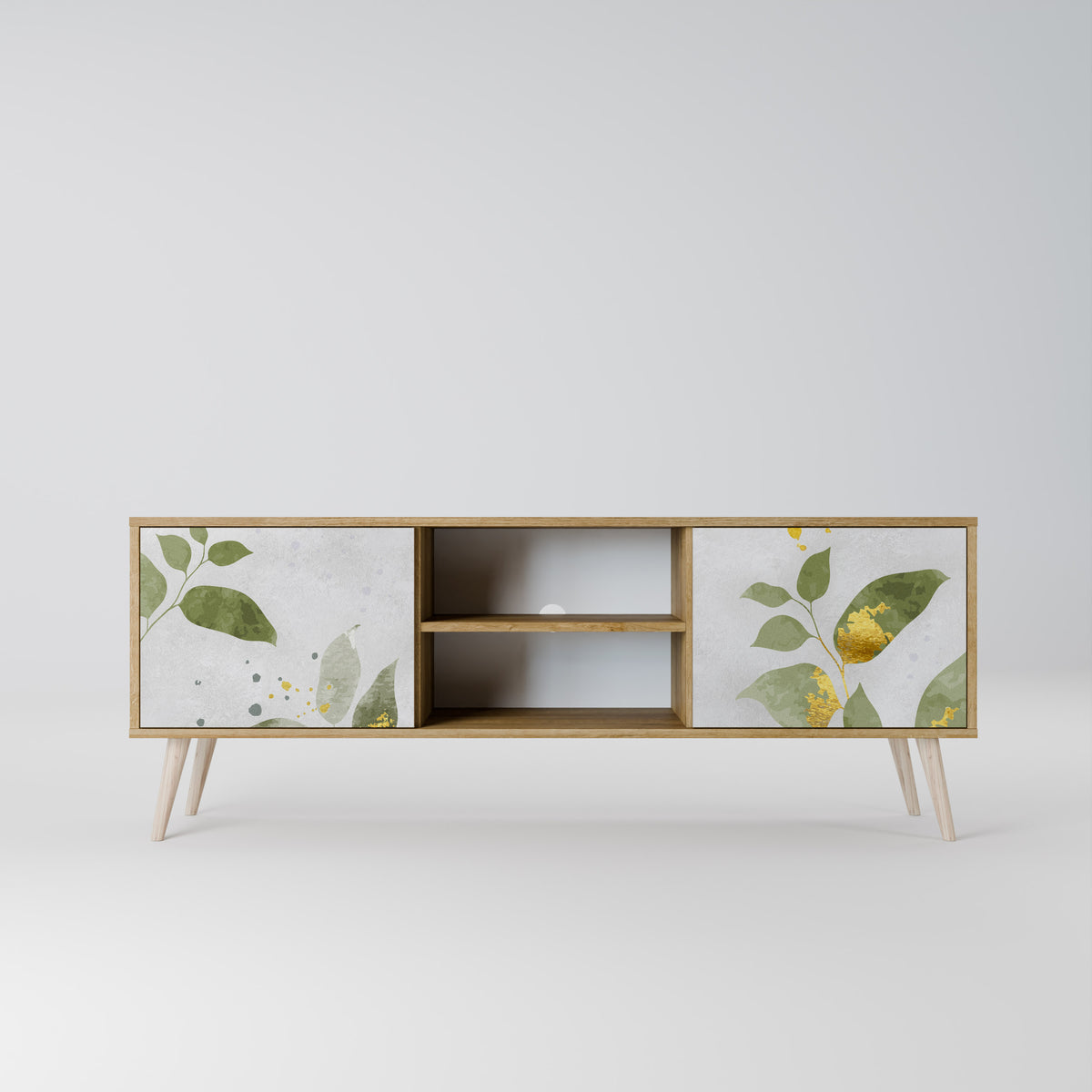 ELEGANT BOTANICS TV-bänk med två dörrar