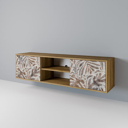 PASSING TIME 2-Door TV Stand in Oak Effect