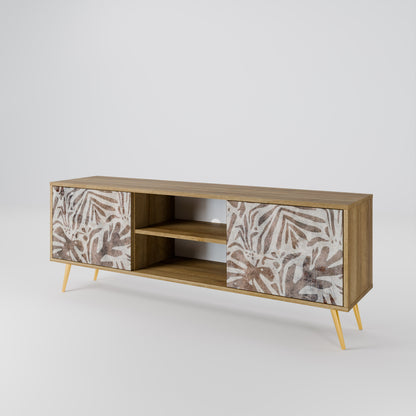PASSING TIME 2-Door TV Stand in Oak Effect