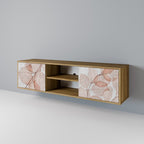 AUTUMN FRAGILITY 2-Door TV Stand in Oak Effect