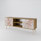 AUTUMN FRAGILITY 2-Door TV Stand in Oak Effect