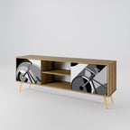 BIKE ENERGY 2-Door TV Stand in Oak Effect