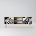 BIKE ENERGY 2-Door TV Stand in Oak Effect