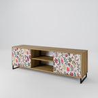 AUTUMN SUNDRIES 2-Door TV Stand in Oak Effect