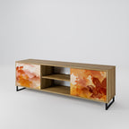 TRACES OF AUTUMN 2-Door TV Stand in Oak Effect