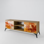 TRACES OF AUTUMN 2-Door TV Stand in Oak Effect