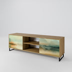 MORNING BY THE LAKE 2-Door TV Stand in Oak Effect