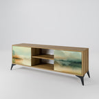 MORNING BY THE LAKE 2-Door TV Stand in Oak Effect