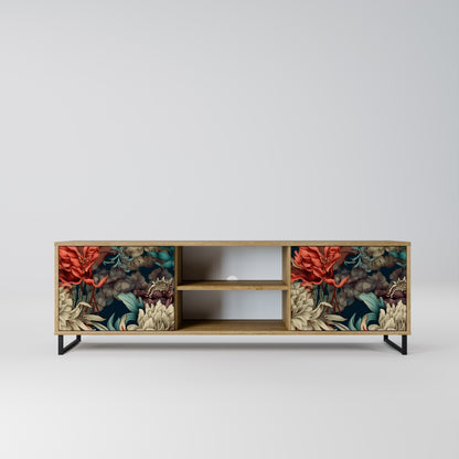 SPROUTING GRACE 2-Door TV Stand in Oak Effect