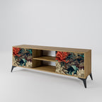 SPROUTING GRACE 2-Door TV Stand in Oak Effect