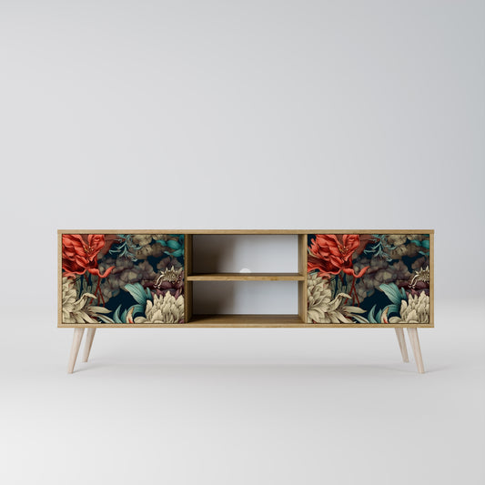SPROUTING GRACE 2-Door TV Stand in Oak Effect