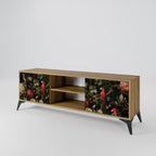 AVIAN GREENERY 2-Door TV Stand in Oak Effect