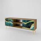 GOLDRUSH ODYSSEY 2-Door TV Stand in Oak Effect