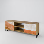 SANDHILLS SPLENDOUR 2-Door TV Stand in Oak Effect