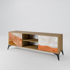 SANDHILLS SPLENDOUR 2-Door TV Stand in Oak Effect