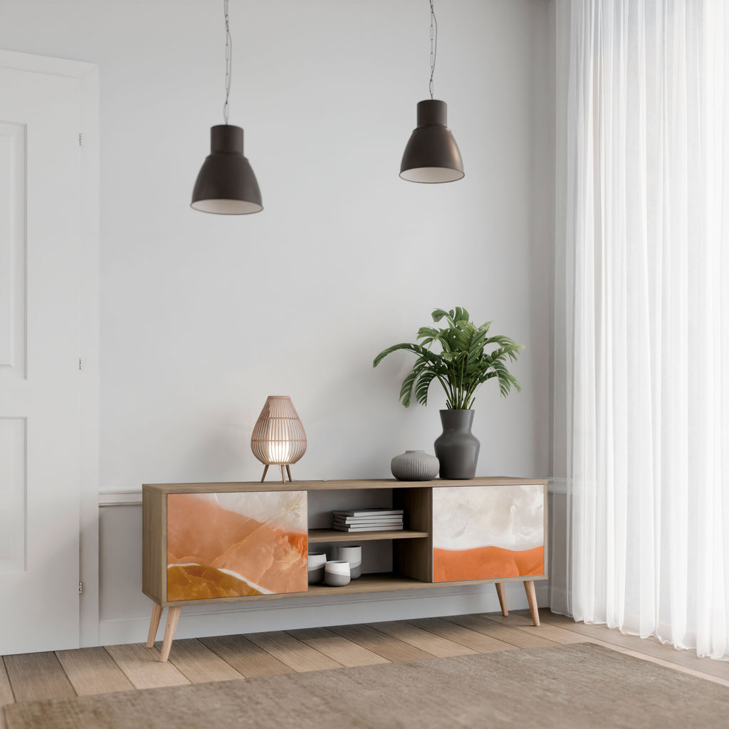 SANDHILLS SPLENDOR 2-dörrars TV-bänk i ekeffekt