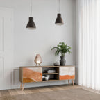 SANDHILLS SPLENDOUR 2-Door TV Stand in Oak Effect