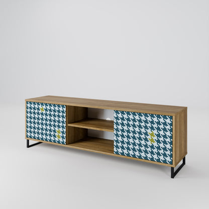 OUT OF CONTEXT 2-Door TV Stand in Oak Effect