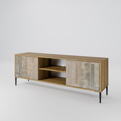 SCREEN ERROR 2-Door TV Stand in Oak Effect