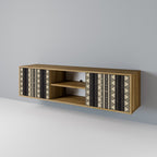 AZTEC 2-Door TV Stand in Oak Effect