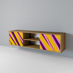 DREAMS COME TRUE 2-Door TV Stand in Oak Effect