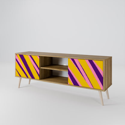 DREAMS COME TRUE 2-Door TV Stand in Oak Effect