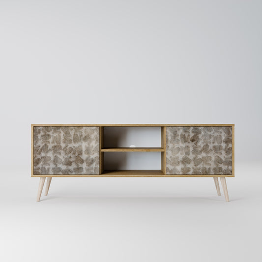SLIGHTLY BLURRED 2-Door TV Stand in Oak Effect