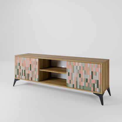 BUILDING THE FUTURE 2-Door TV Stand in Oak Effect