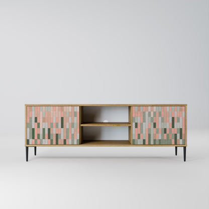 BUILDING THE FUTURE 2-Door TV Stand in Oak Effect