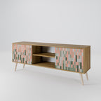 BUILDING THE FUTURE 2-Door TV Stand in Oak Effect