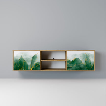 EXPENSIVE NATURE 2-Door TV Stand in Oak Effect