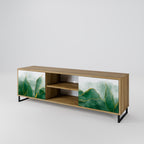 EXPENSIVE NATURE 2-Door TV Stand in Oak Effect