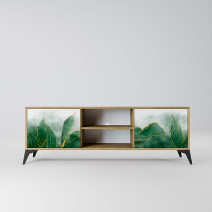 EXPENSIVE NATURE 2-Door TV Stand in Oak Effect