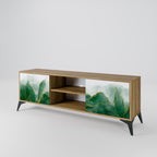 EXPENSIVE NATURE 2-Door TV Stand in Oak Effect
