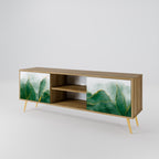 EXPENSIVE NATURE 2-Door TV Stand in Oak Effect
