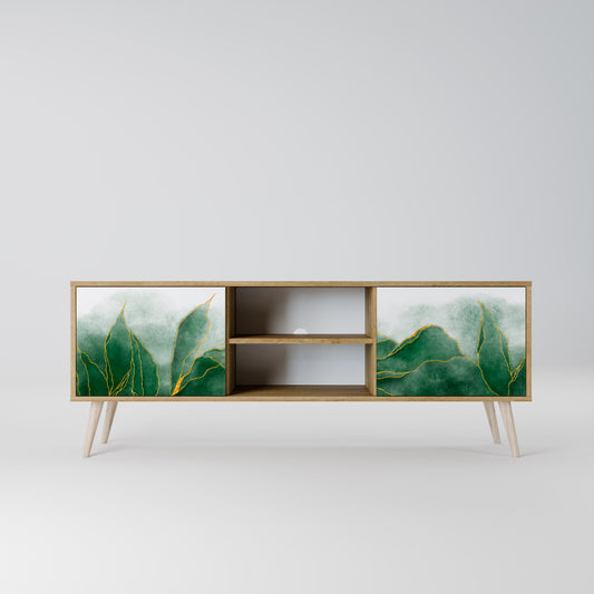 EXPENSIVE NATURE 2-Door TV Stand in Oak Effect