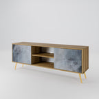 MUTED ARC 2-Door TV Stand in Oak Effect