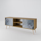 MUTED ARC 2-Door TV Stand in Oak Effect