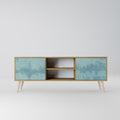 SKY WASH 2-Door TV Stand in Oak Effect
