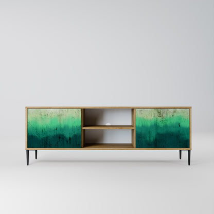 NORTHERN LIGHTS 2-Door TV Stand in Oak Effect