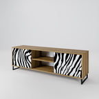 SPLENDID ZEBRA 2-Door TV Stand in Oak Effect