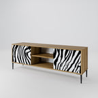 SPLENDID ZEBRA 2-Door TV Stand in Oak Effect