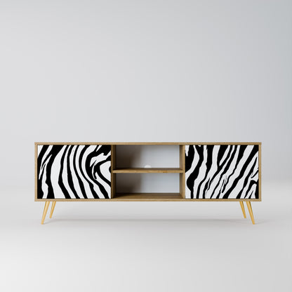 SPLENDID ZEBRA 2-Door TV Stand in Oak Effect