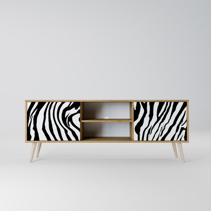 SPLENDID ZEBRA 2-Door TV Stand in Oak Effect