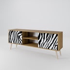 SPLENDID ZEBRA 2-Door TV Stand in Oak Effect