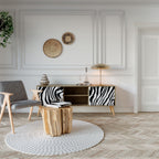 SPLENDID ZEBRA 2-Door TV Stand in Oak Effect