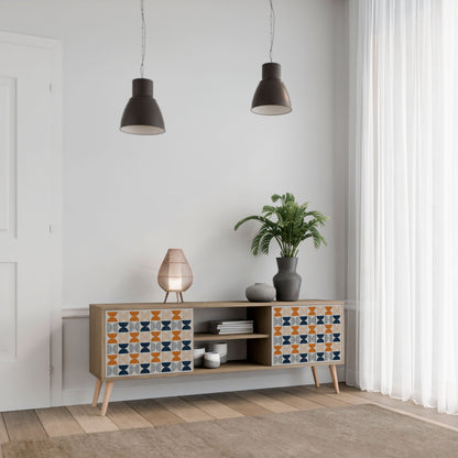 REFLECTION RANGE 2-Door TV Stand in Oak Effect