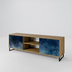 CELESTIAL FALL 2-Door TV Stand in Oak Effect