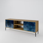 CELESTIAL FALL 2-Door TV Stand in Oak Effect