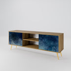 CELESTIAL FALL 2-Door TV Stand in Oak Effect